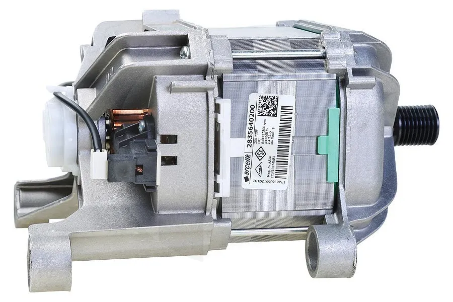 Beko motor (omschakelaar) compleet incl. koolborstels wasmachine 2835640200