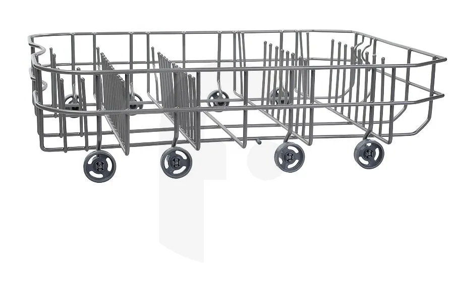 Onderkorf (onderste rek) compleet incl. wielen voor o.a. Whirlpool vaatwasser 482000099353