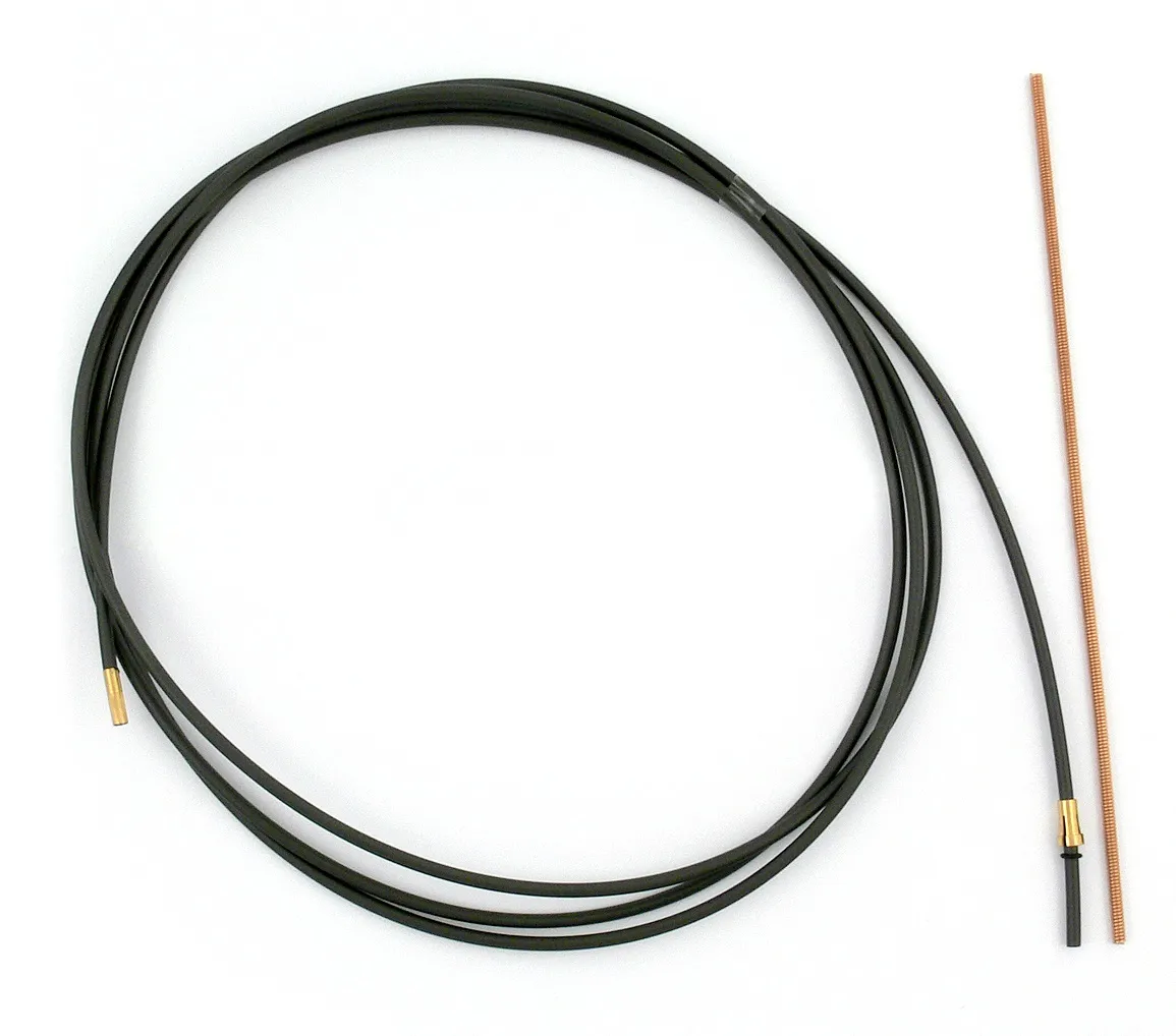 TBI PA liner zwart 1.2-1.6mm 3.5 meter tbv aluminium met spiraal