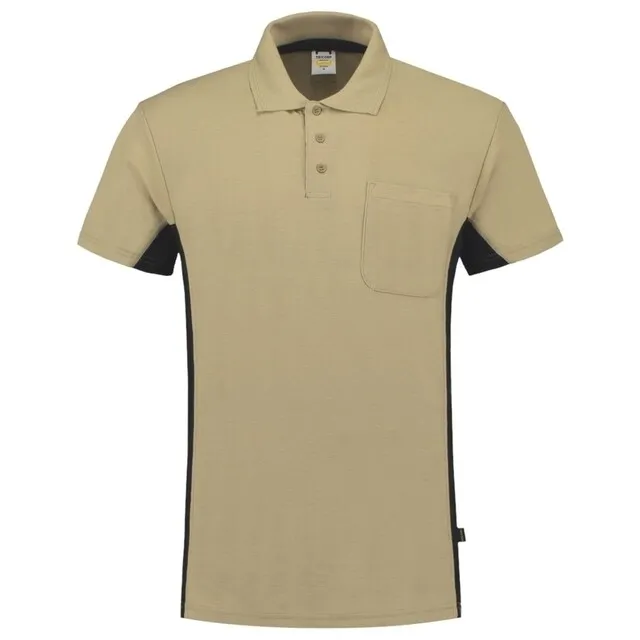 Tricorp Poloshirt Workwear 202002 180gr Khaki/Zwart Maat 2XL