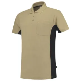 Tricorp Poloshirt Workwear 202002 180gr Khaki/Zwart Maat 5XL