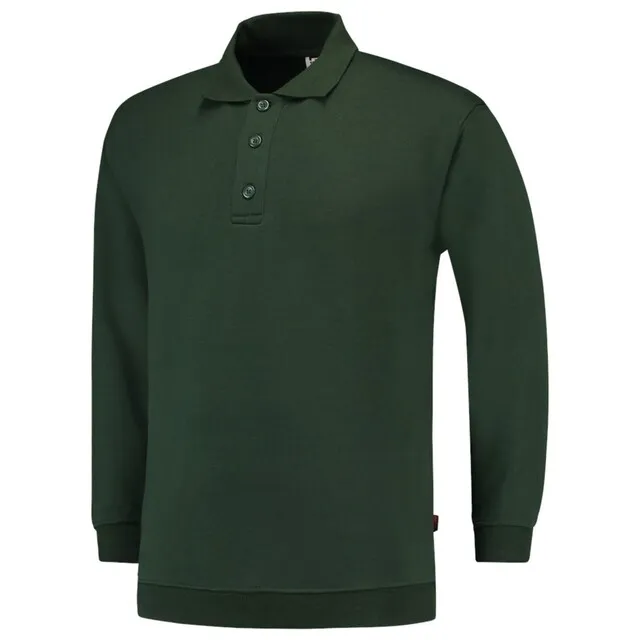 Tricorp Polosweater Boord Flessengroen Maat S