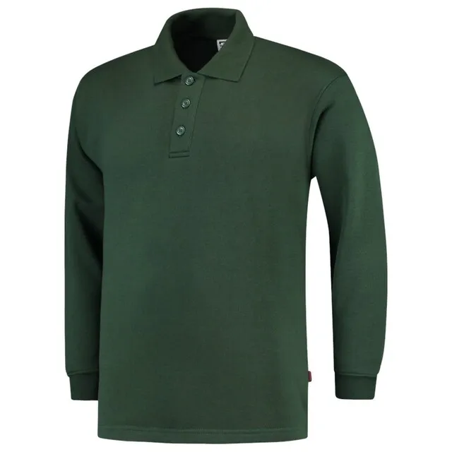 Tricorp Polosweater Casual Flessengroen Maat XS