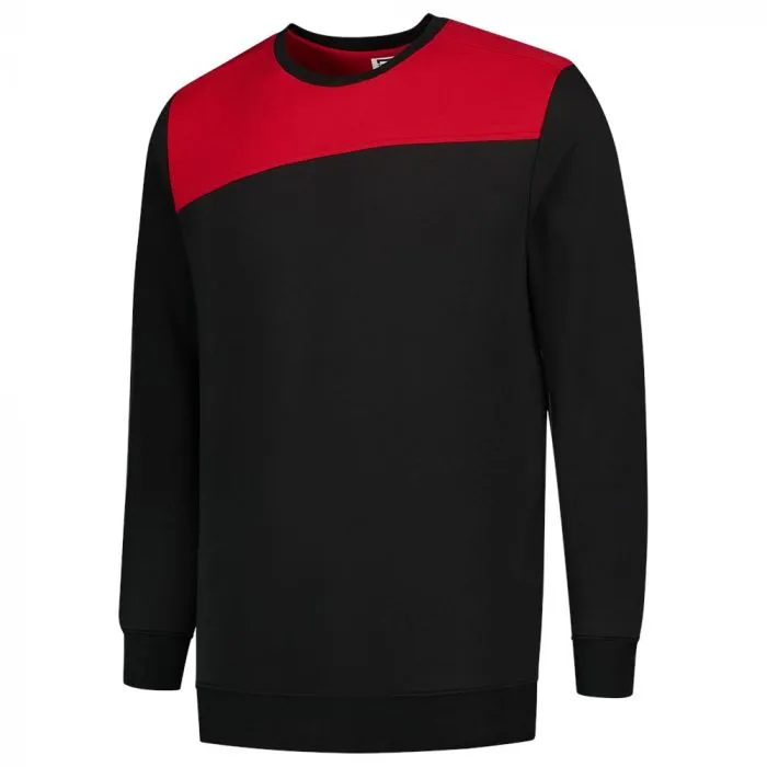 Tricorp Sweater Bicolor Naden 302013 Black-Red