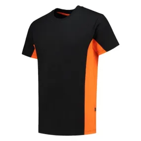 Tricorp T-shirt Bicolor 102004 Black-Orange