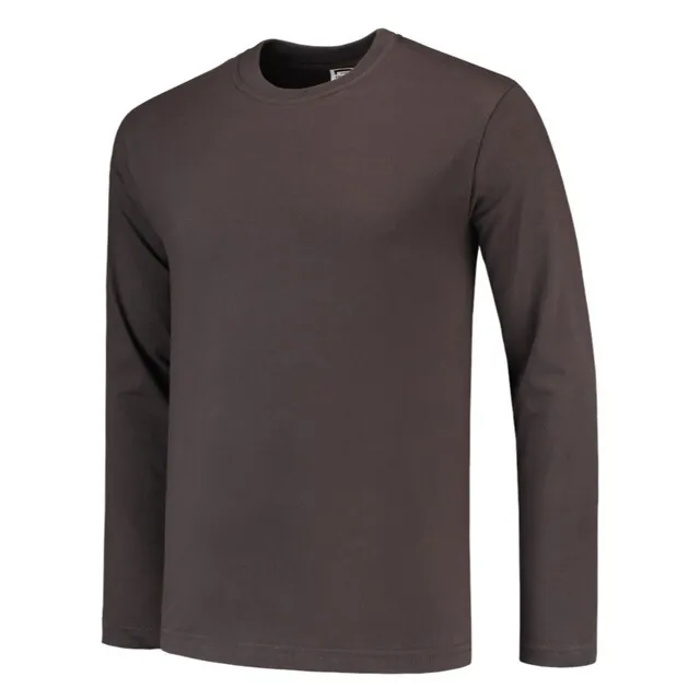 Tricorp T-Shirt Casual 101006 190gr Longsleeves Donkergrijs Maat 4XL