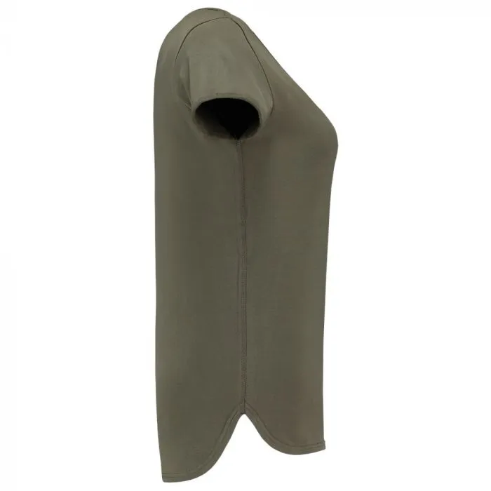 Tricorp T-shirt Premium V Hals Dames 104006 Army